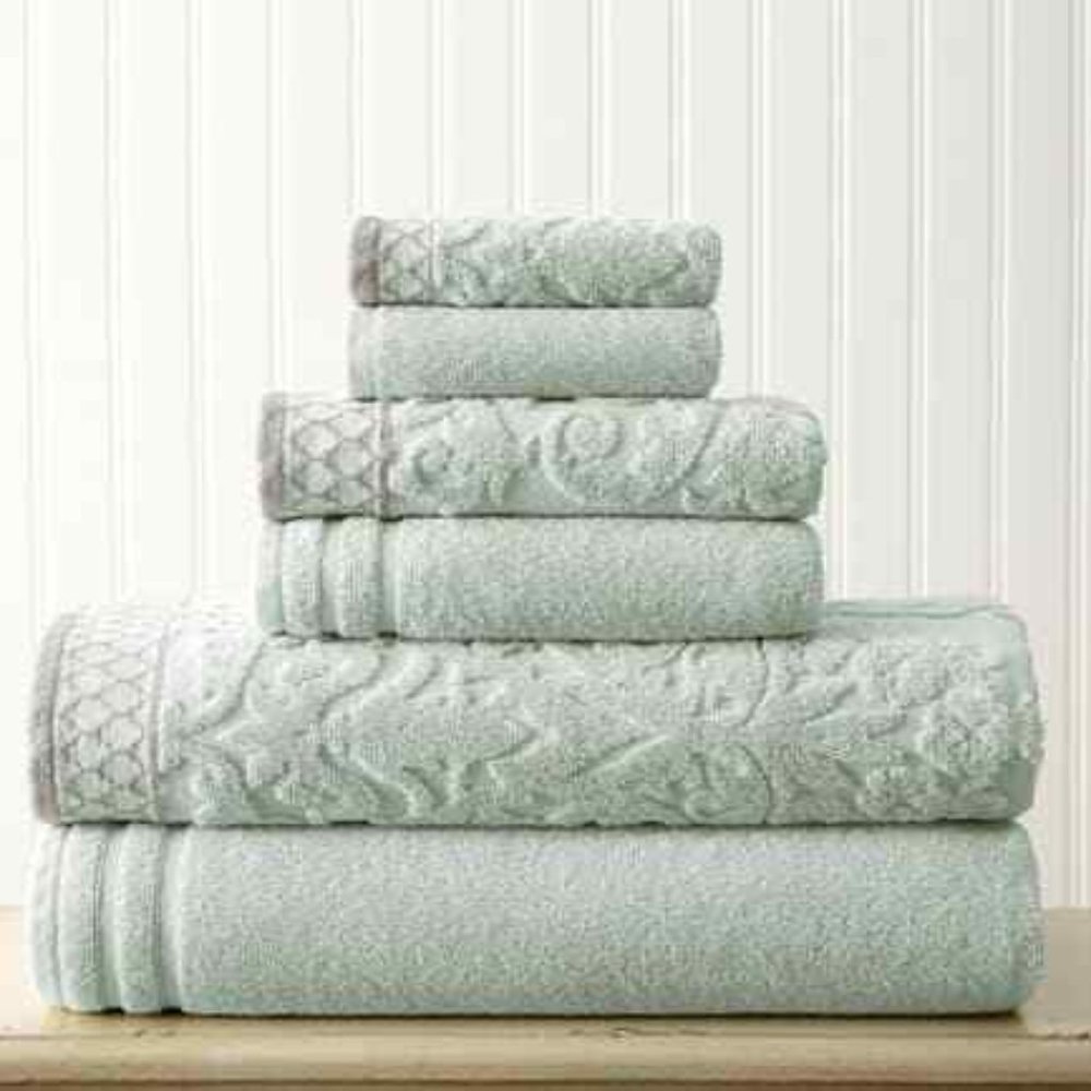 ** Amrapur Modern Threads Jacquard Towel Set